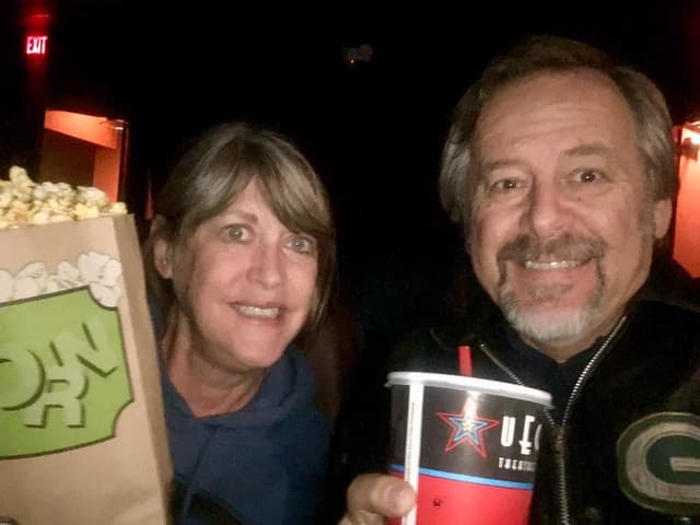 Happy moviegoers at UEC Premiere Theater in Hillsdale MI